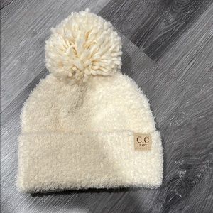 5 for $25 C.C Cream Cozy Knit Pom Pom Beanie